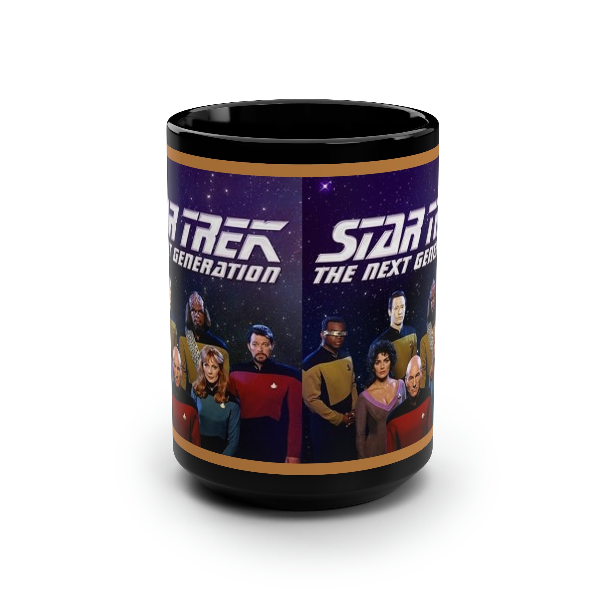 Star Trek Collection- Black Mug, 15oz - Creations by Chris and Carlos